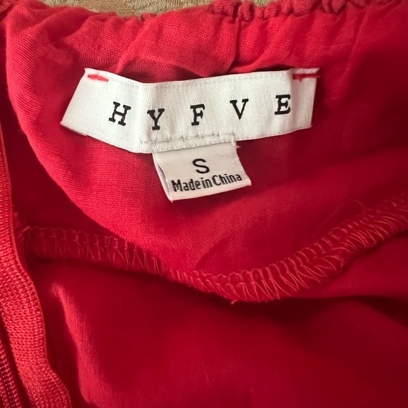 HYFVE Red Sleeveless, Midi Dress in Size Small - Picture 6 of 6